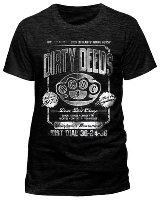 Pánské tričko AC/DC: Dirty Deeds Done Cheap Just Dial (2XL) černá bavlna