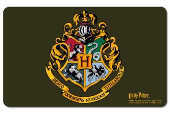 Podložka na jídelní stůl Harry Potter: Erb Bradavic (23 cm x 14 cm)