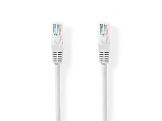 Kabel UTP 1x RJ45 - 1x RJ45 Cat5e 10m WHITE NEDIS CCGT85100WT100