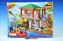 Stavebnice BanBao Safari lodge s ohradami 456ks + 5 figurek v krabici