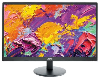 AOC 21,5\" LED e2270Swn/ 1920x1080/ TN/ 16:9/ 5ms/ 200cd/m2/ D-SUB/ VESA 100x100/ černý