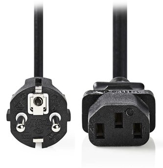 NEDIS napájecí kabel 230V/ přípojný 10A/ konektor IEC-320-C13/ přímá zástrčka Schuko/ černý/ 10m