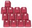 SPC Gear KC13 set kláves CRIMSON / 13 kláves / červené