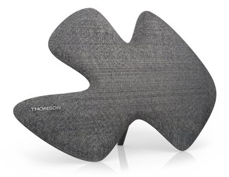 THOMSON aktivní DVB-T/T2 pokojová anténa ANT1639/ DAB/DAB+/ 20 dB/ 470-790 MHz/ USB/ textilní povrch/ šedá