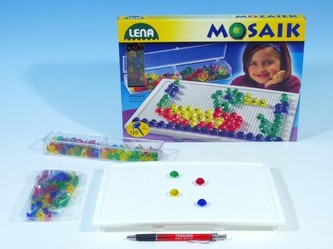 Mozaika klobouček 1,5cm krystal 120ks v krabici 33x24x3,5cm