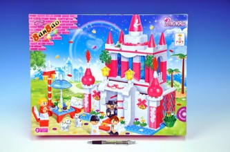 Stavebnice BanBao Svatební kaple 552ks + 4 figurky v krabici 45x35x7cm