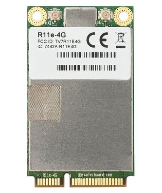 MikroTik R11e-4G miniPCI-e karta 4G/LTE, 2x u.Fl