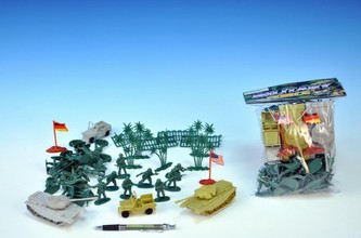 Sada vojáci plast 45ks v sáčku