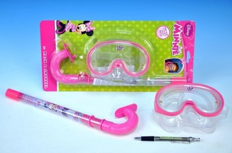 Brýle a šnorchl Minnie na kartě 3+