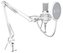 SPC Gear mikrofon SM950 Onyx White Streaming microphone / USB / polohovatelné rameno / pop filtr  / bílý