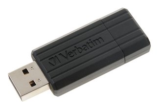 VERBATIM Flash disk Store 'n' Go PinStripe/ 64GB/ USB 2.0/ černá