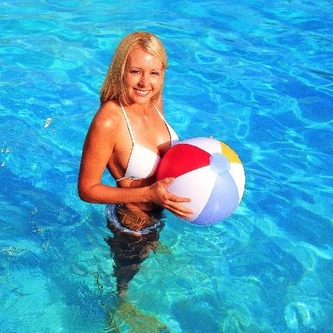 Míč nafukovací 3 pruhy 40cm v sáčku 24m+