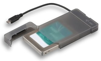 i-tec externí box pro HDD MYSAFE Easy/ 2,5\" SATA/ SSD/ USB 3.1 Type C Gen 2/ černý
