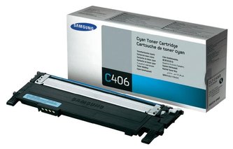 SAMSUNG toner azurový CLT-C406S pro CLP-360/365,CLX-3300/3305/C410/C460/C467 - 1000 stran