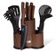 Sada nožů Berlingerhaus a kuchyňského náčiní ve stojanu 12 ks Ebony Line Rosewood