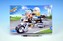 Stavebnice BanBao Policie Motorka 140ks + 1 figurka v krabici 28x19x5,5cm