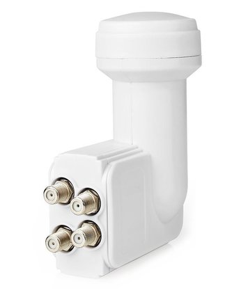 NEDIS univerzální LNB konvertor/ čtyři výstupy/ úroveň šumu: 0,2–0,85 dB