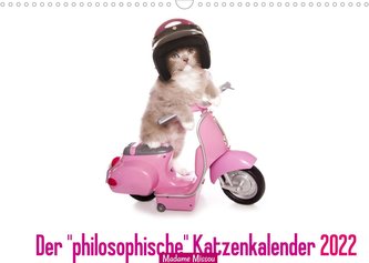 Der \"philosophische\" Katzenkalender 2022 (Wandkalender 2022 DIN A3 quer)