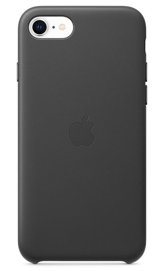 Apple iPhone SE Leather Case - Black