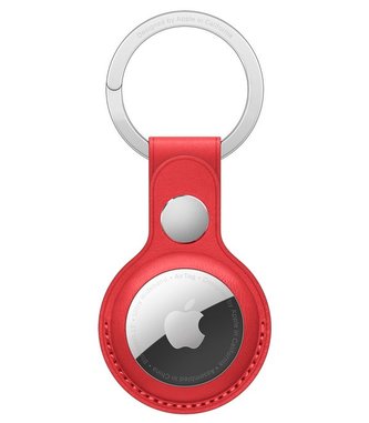 Apple AirTag Leather Key Ring - kožená klíčenka červená
