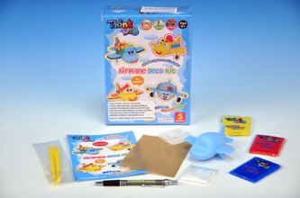 Silikonová sada Think Doh Letadlo tvořící hmota zapékací v krabici