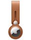 Apple AirTag Leather Loop - kožené poutko hnědé