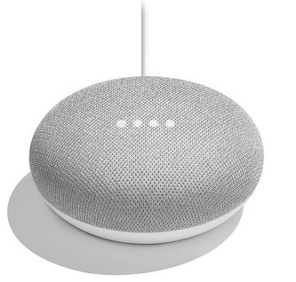 Google hlasový asistent Home Mini Chalk/ Google Assistant/ Wi-Fi/ Bluetooth/ micro USB/ CZ adaptér/ bílý