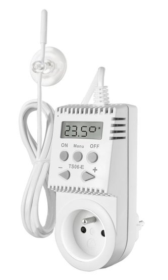 ELEKTROBOCK TS06-E Tepelně spínaná zásuvka s externím čidlem