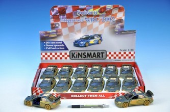 Auto Subaru Impreza kov 12.5cm na zpětné natažení