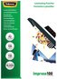 FELLOWES laminovací fólie/ formát A3/ 100 mic/ velikost 303x426 mm/ lesklé/ 100 pack