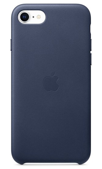 Apple iPhone SE Leather Case - Midnight Blue