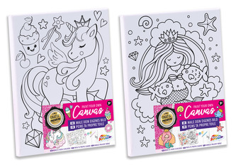 Grafix Malování na plátno - mix 2 motivů