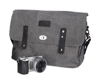 Rollei Vintage Camera bag/ brašna na zrcadlovku a 13\" NTB/ Šedá