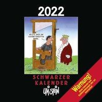 Uli Stein - Schwarzer Kalender 2022: Monatskalender für die Wand