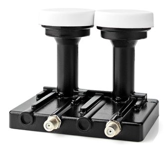 NEDIS univerzální LNB konvertor/ monoblok se dvěma výstupy 4.3/ úroveň šumu: 0,2–0,85 dB