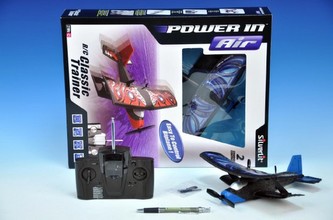 Letadlo RC pěnové Classic Trainer 25cm na vysílačku na baterie v krabici