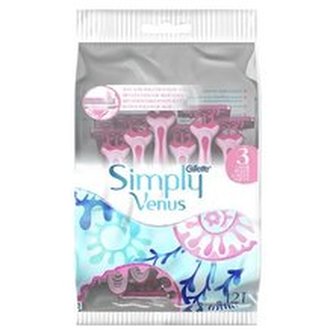 Gillette Jednorázová holítka Simply Venus 3 Plus Yellow 8+4 ks woman