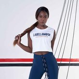 Dámské tílko Essentials Cropped White - LABELLAMAFIA - Velikost M
