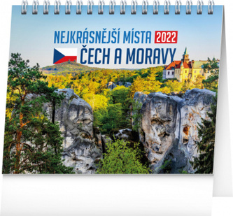 Stolní kalendář Nejkrásnější místa Čech a Moravy 2022