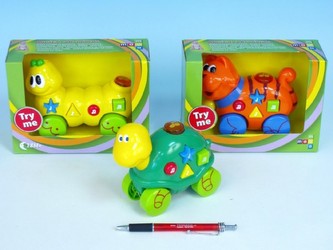 Zvířátko Maamaa plast 14x12cm na baterie 3xG13 se zvukem 4 druhy v krabičce od 18 měsíců