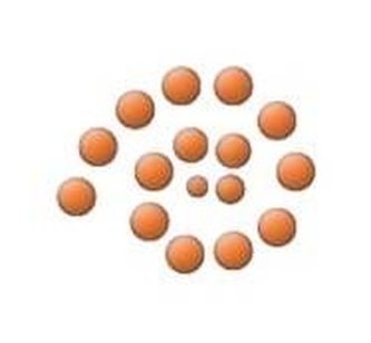 Tekuté perly Cadence - Neonově oranžová / 25 ml