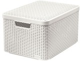 box úložný RATTAN 44,5x33x25cm (L) s víkem, STYLE2, PH KRÉM