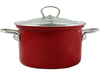 hrnec BELIS ECO-CERAMIC 18cm 2,8l se skleněnou poklicí