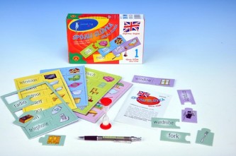 Spojuj slůvka - Angličtina "DŮM" společenská hra v krabici 21x14x4cm