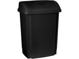 koš odp.výklopný 10l obdél.PH ČERNÝ