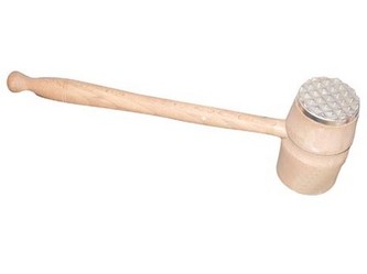 palička na maso 1str.33cm dřev.+ kov