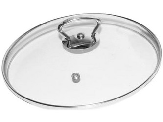 poklice sklo 16cm s nerez úchytem