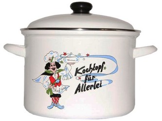 hrnec vysoký pr.24cm 8l KUCHAŘ s poklicí