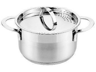 hrnec 20cm s poklicí 3,6l nerez CASSIDA NEW LINE indukce