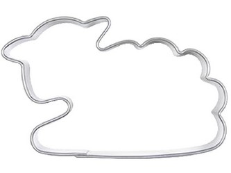 vykraj. cukr. OVEČKA nerez (10ks)